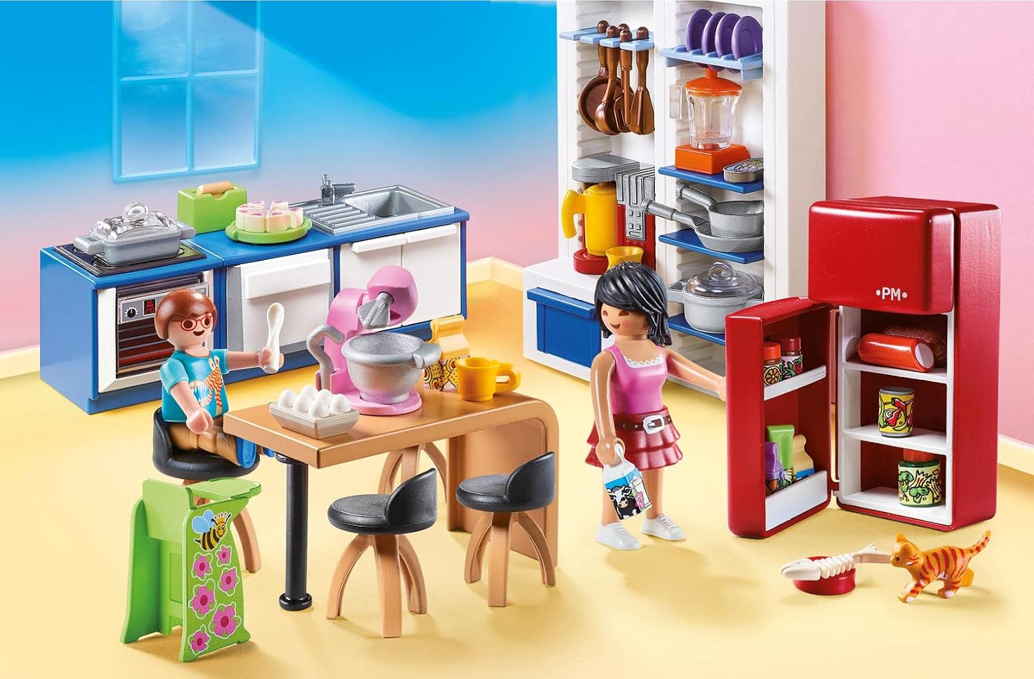 PLAYMOBIL Dollhouse 70206 — Cuisine familiale avec 2 personnages – Image 2