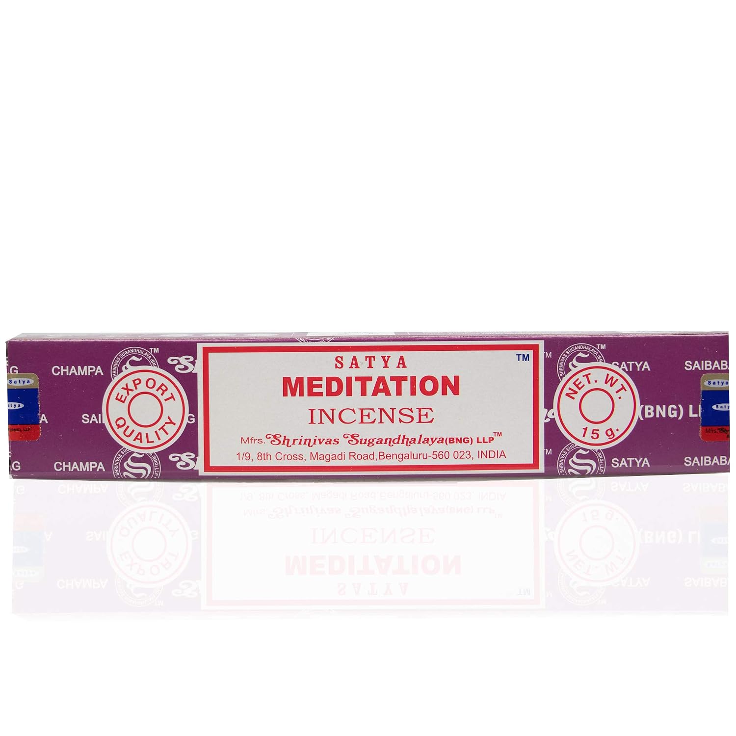 SATYA Nag Champa — Lot de 12 paquets d'encens 15 g – Image 9