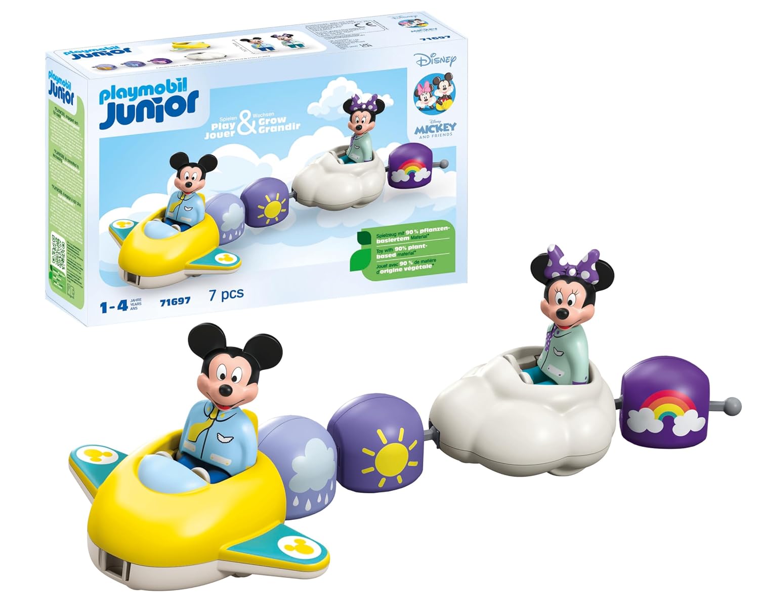 PLAYMOBIL Junior Disney — Train des Nuages Mickey et Minnie – Image 23