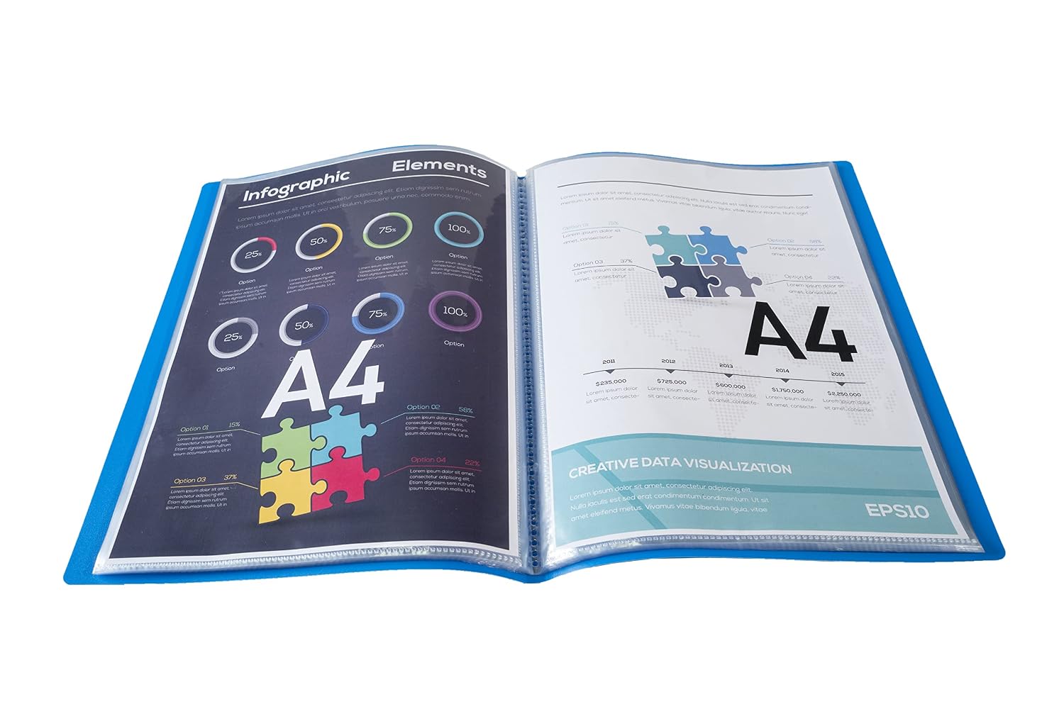 EXACOMPTA OPAK — Protège-documents A4 200 vues bleu clair – Image 21