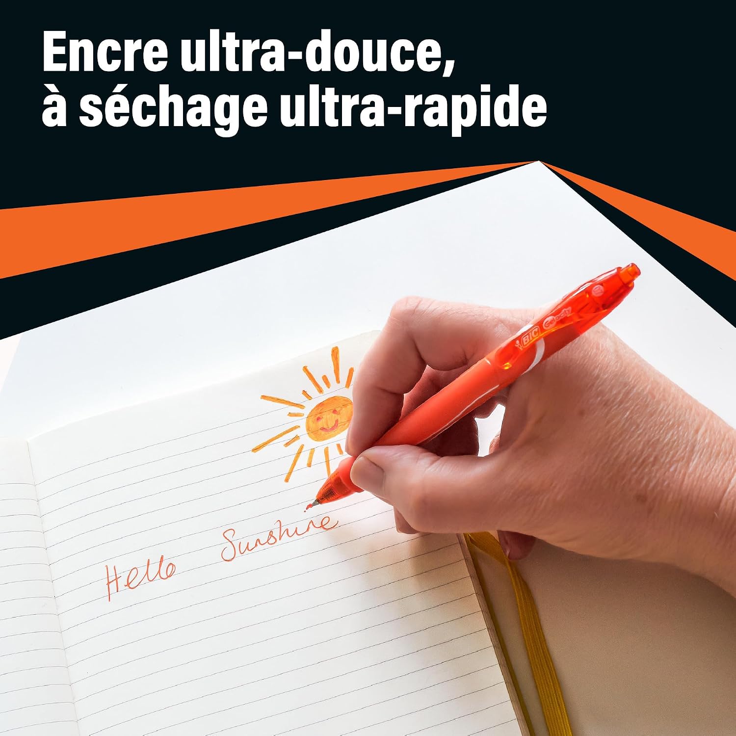 BIC Gel-ocity Quick Dry — Stylos-gel 0,7 mm noir x12 – Image 21