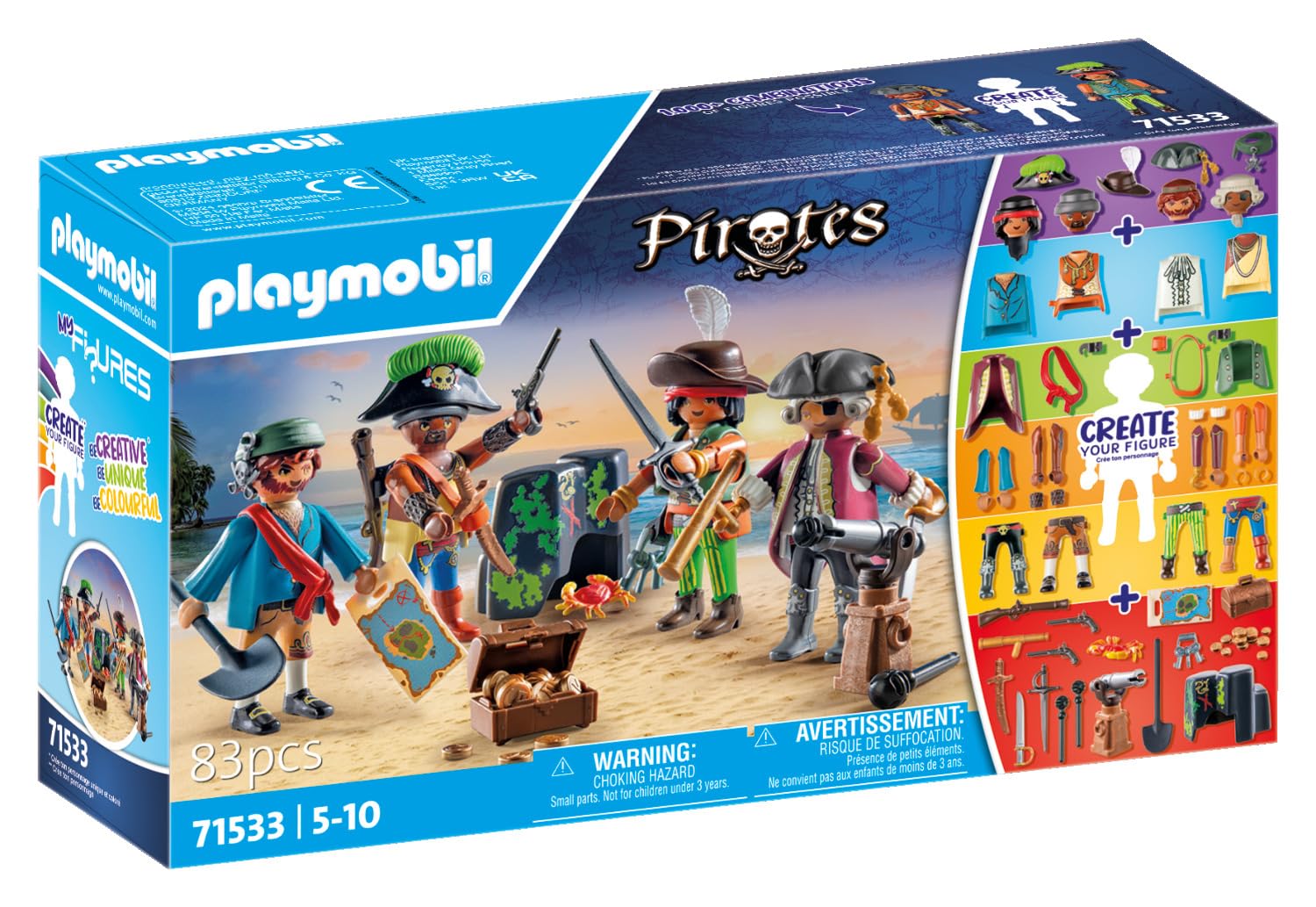 PLAYMOBIL MyFigures — Set de Pirates à Personnaliser – Image 11