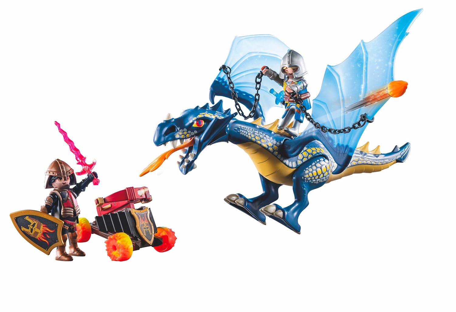 PLAYMOBIL Novelmore 71644 — Combattants avec Dragons et Canon – Image 39