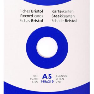 Alternative view of EXACOMPTA — Étui de 100 fiches bristol 148 x 210 mm blanc