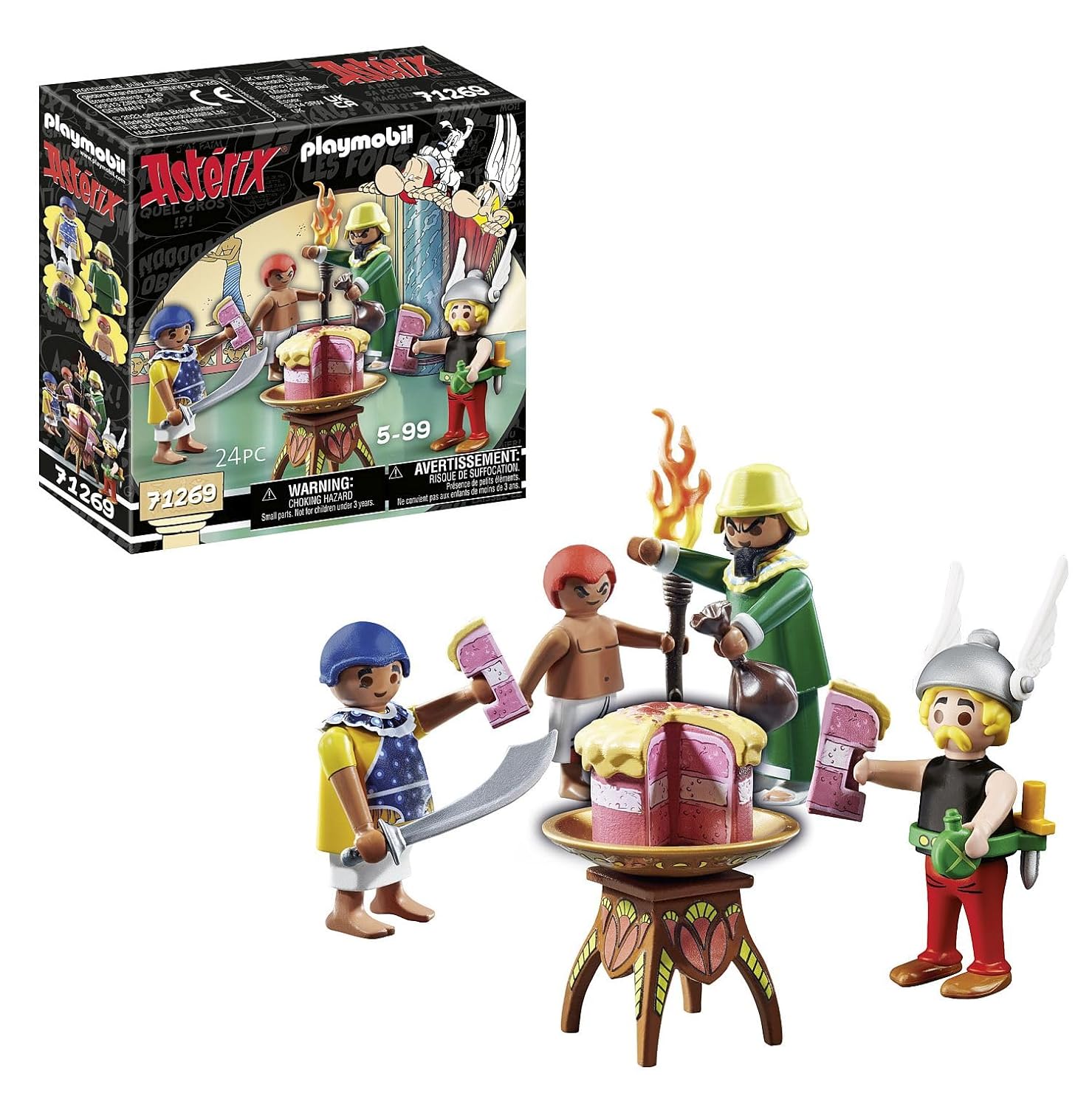 PLAYMOBIL Astérix 71269 — Le gâteau empoisonné d'Amonbofis – Image 66
