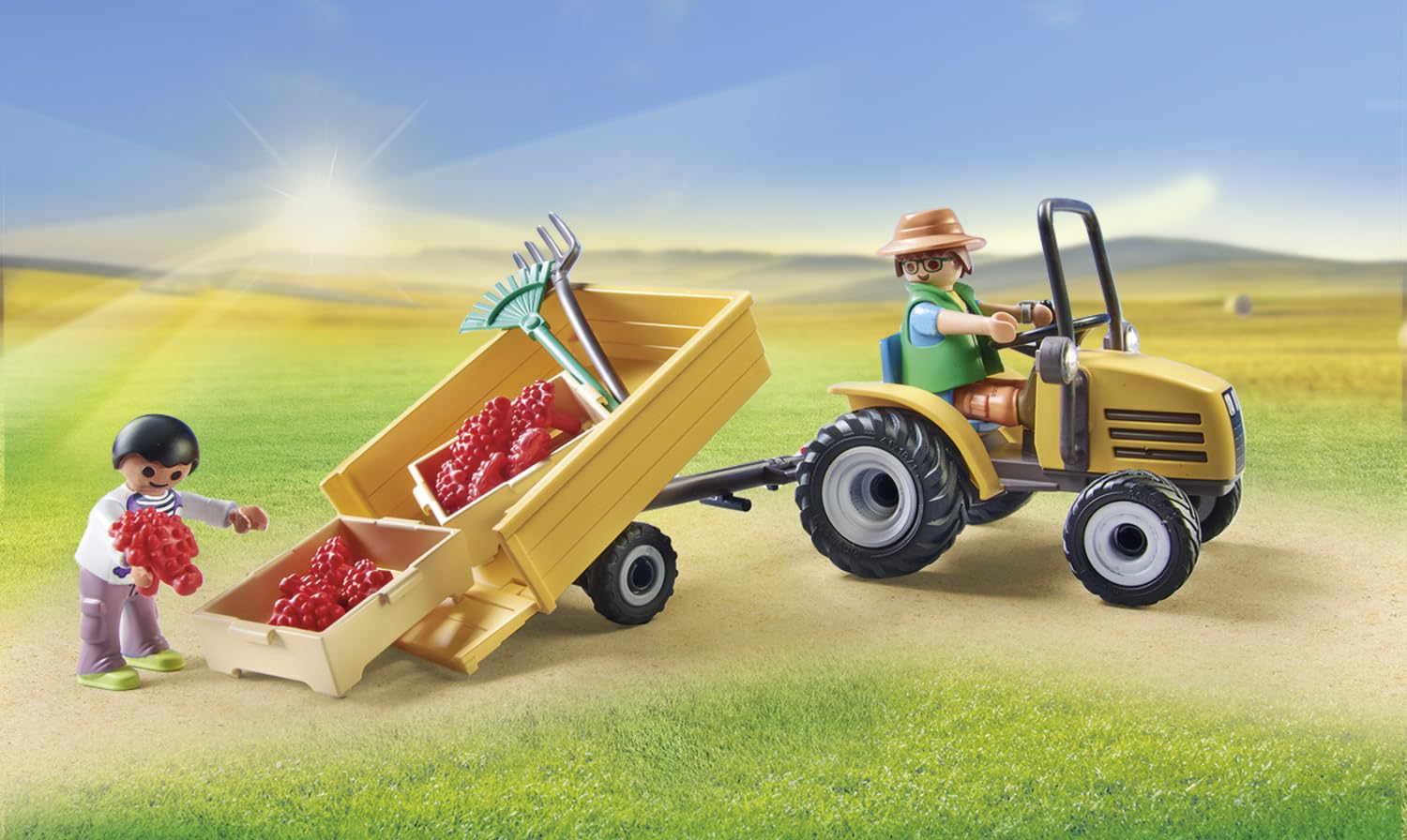PLAYMOBIL Country 71442 — Fermier avec Tracteur et Citerne – Image 40