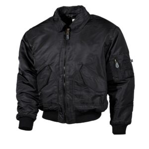 MFH CWU — Blouson aviateur noir taille S