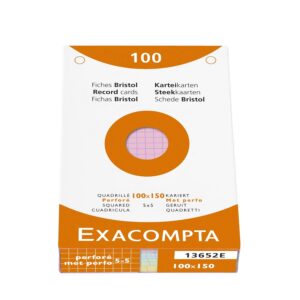 Alternative view of EXACOMPTA — Étui de 100 fiches bristol 100 x 150 mm