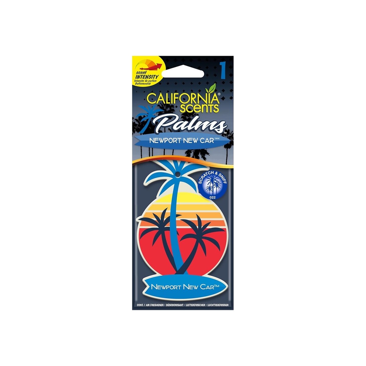 CALIFORNIA SCENTS Palm Tree — Désodorisant Newport New Car