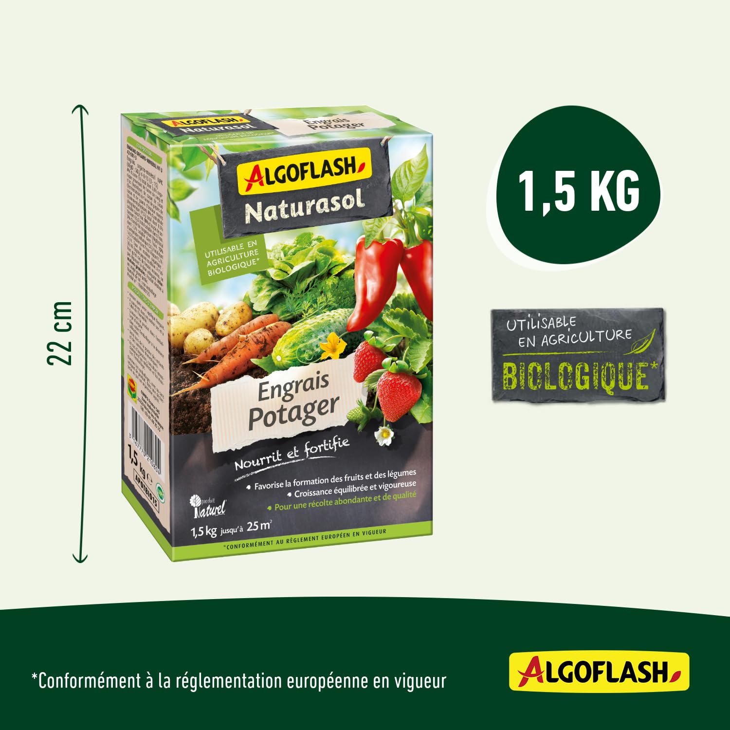 ALGOFLASH NATURASOL — Engrais Potager 1,5 kg – Image 5