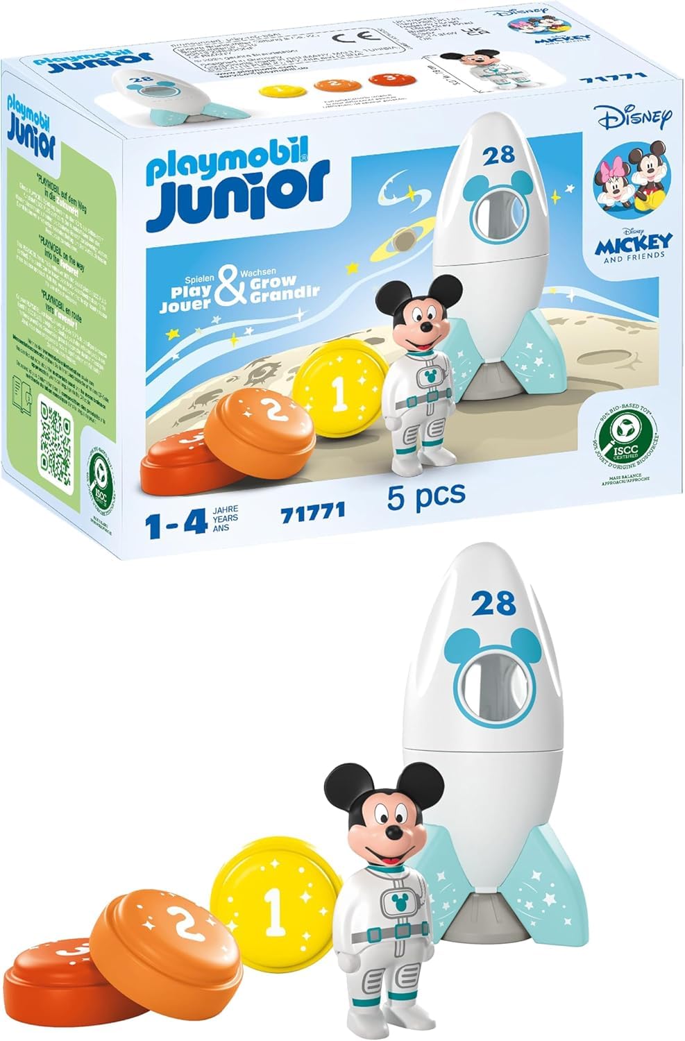 PLAYMOBIL Junior 71771 — Mickey astronaute avec fusée – Image 32