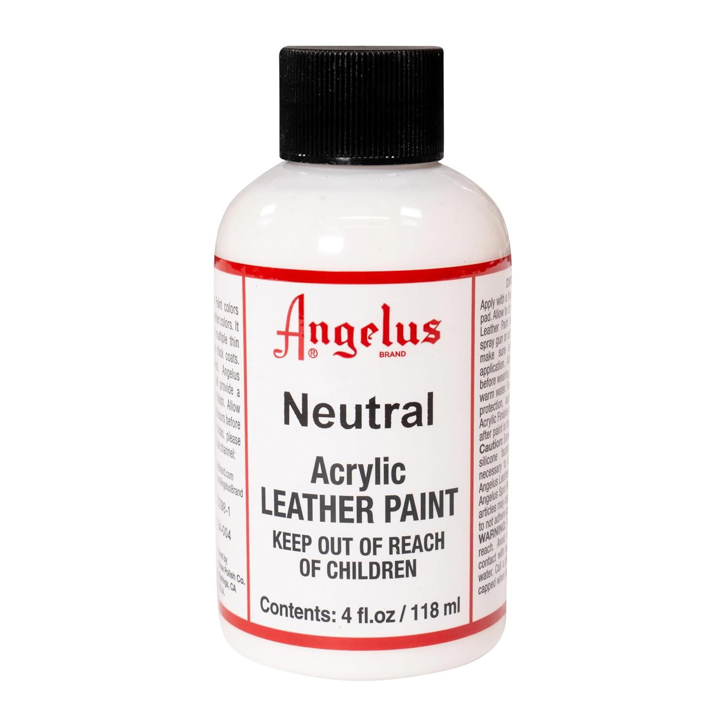 ANGELUS — Peinture cuir acrylique neutre 4 Oz – Image 10