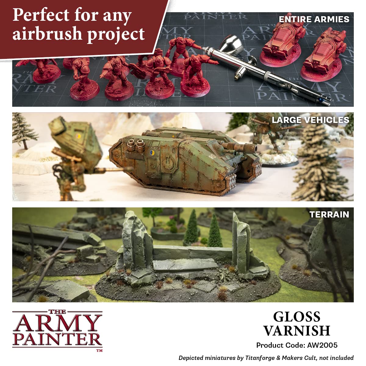 THE ARMY PAINTER — Vernis brillant pour aérographe 100 ml – Image 14
