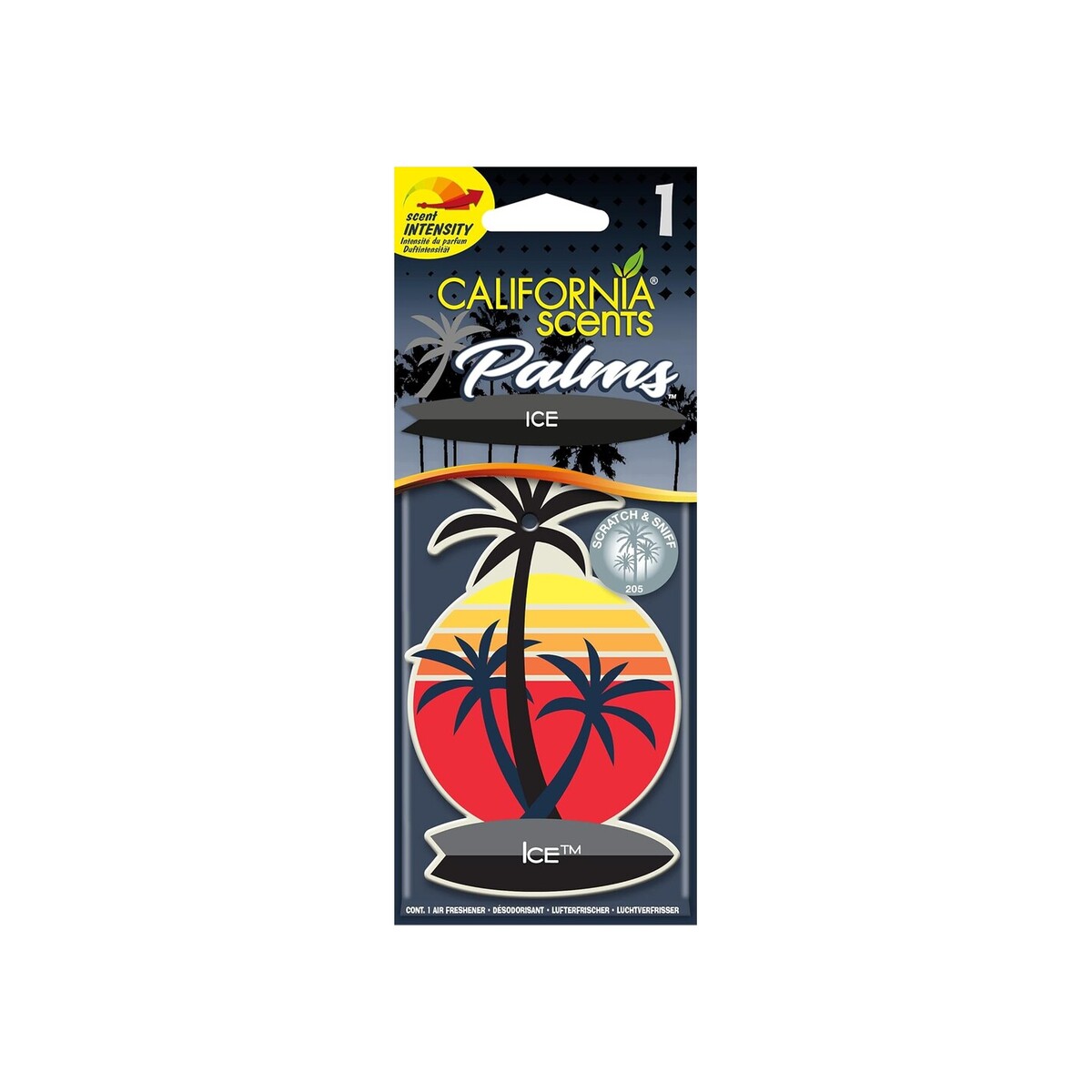 CALIFORNIA SCENTS Palm Tree — Désodorisant Ice