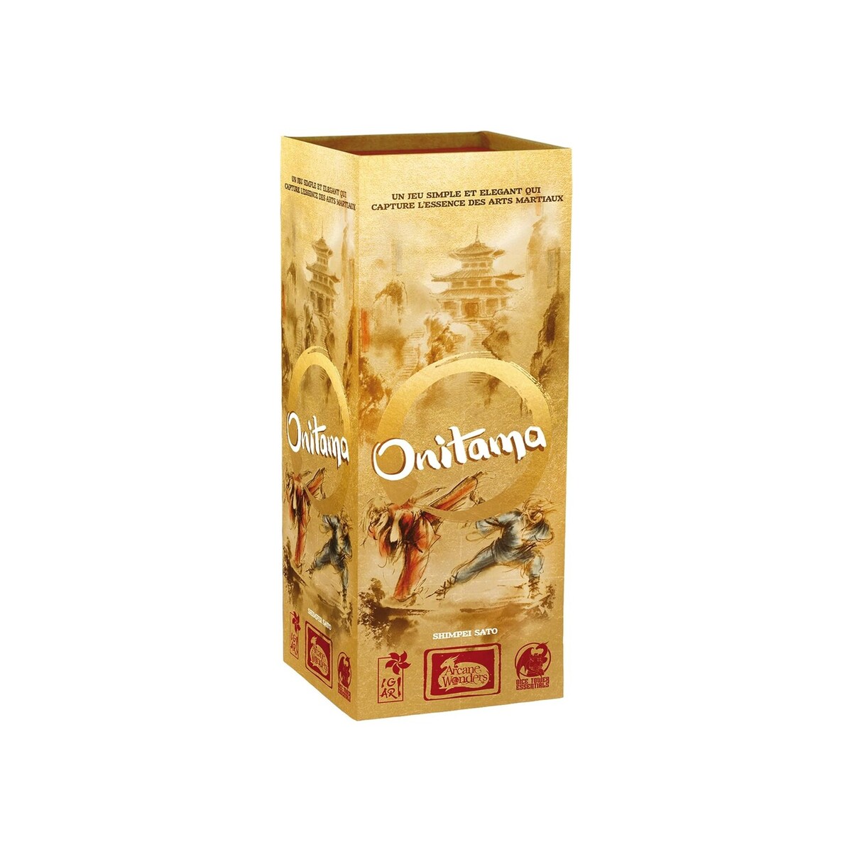 Asmodee – ONITAMA – Jeu de Société Stratégique Abstrait – Jeu de Réflexion pour 2 Joueurs dès 14 Ans – Duels Tactiques Inspirés des Arts Martiaux Japonais – 15 Min – Version Française - Igiari