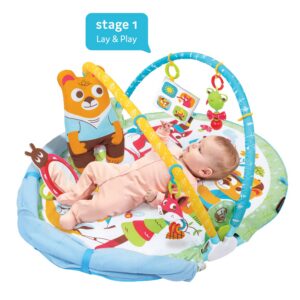 Alternative view of YOOKIDOO — Tapis d'Éveil Bébé 3-en-1 Évolutif