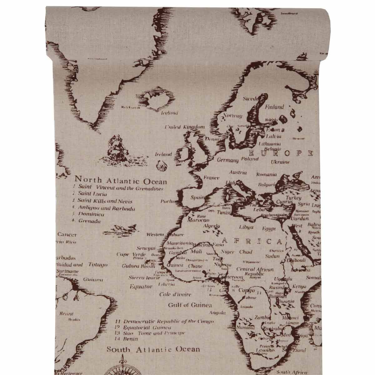 SANTEX — Chemin de table en coton 60 x 282 cm