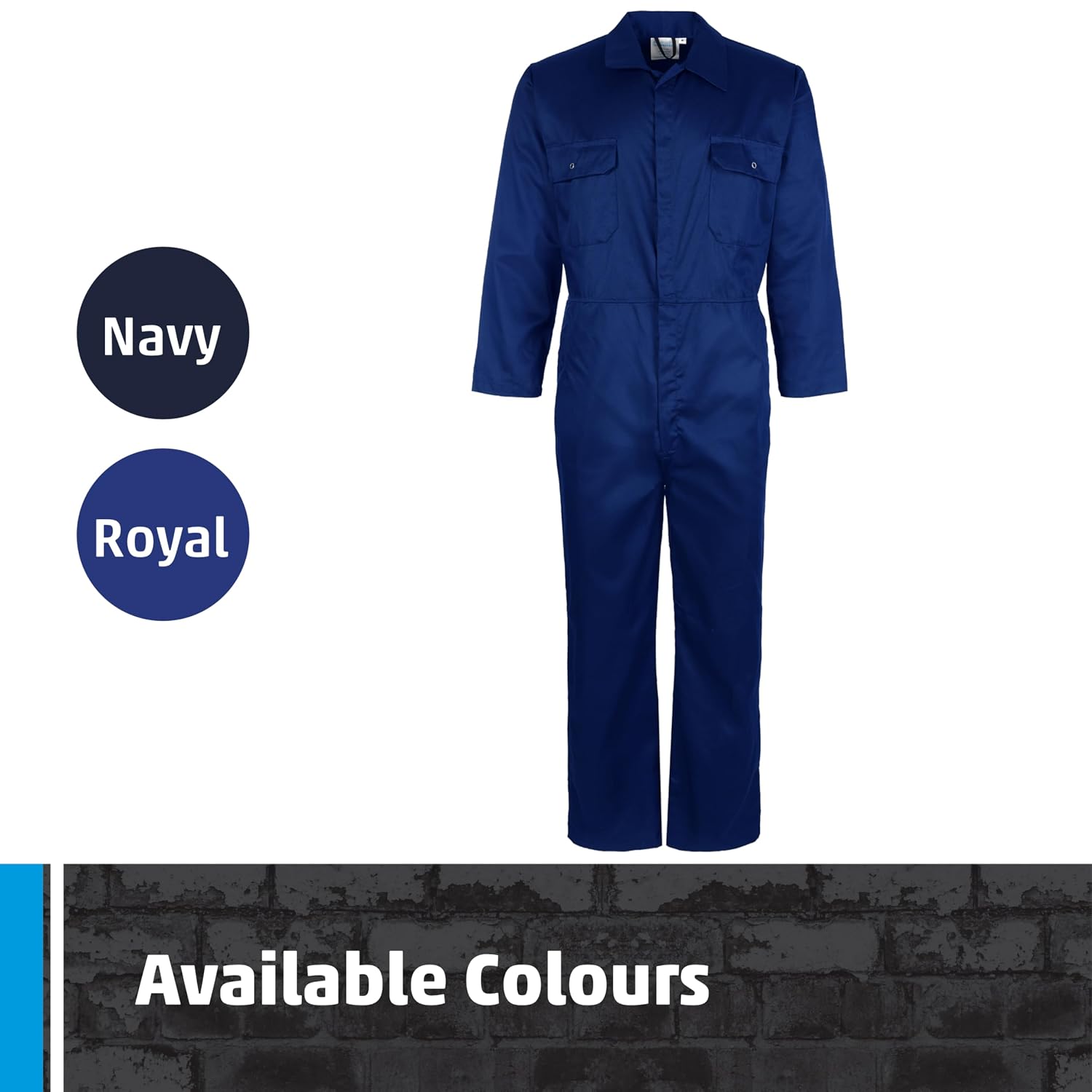 CASTLE CLOTHING Workforce — Combinaison bleu marine M – Image 8