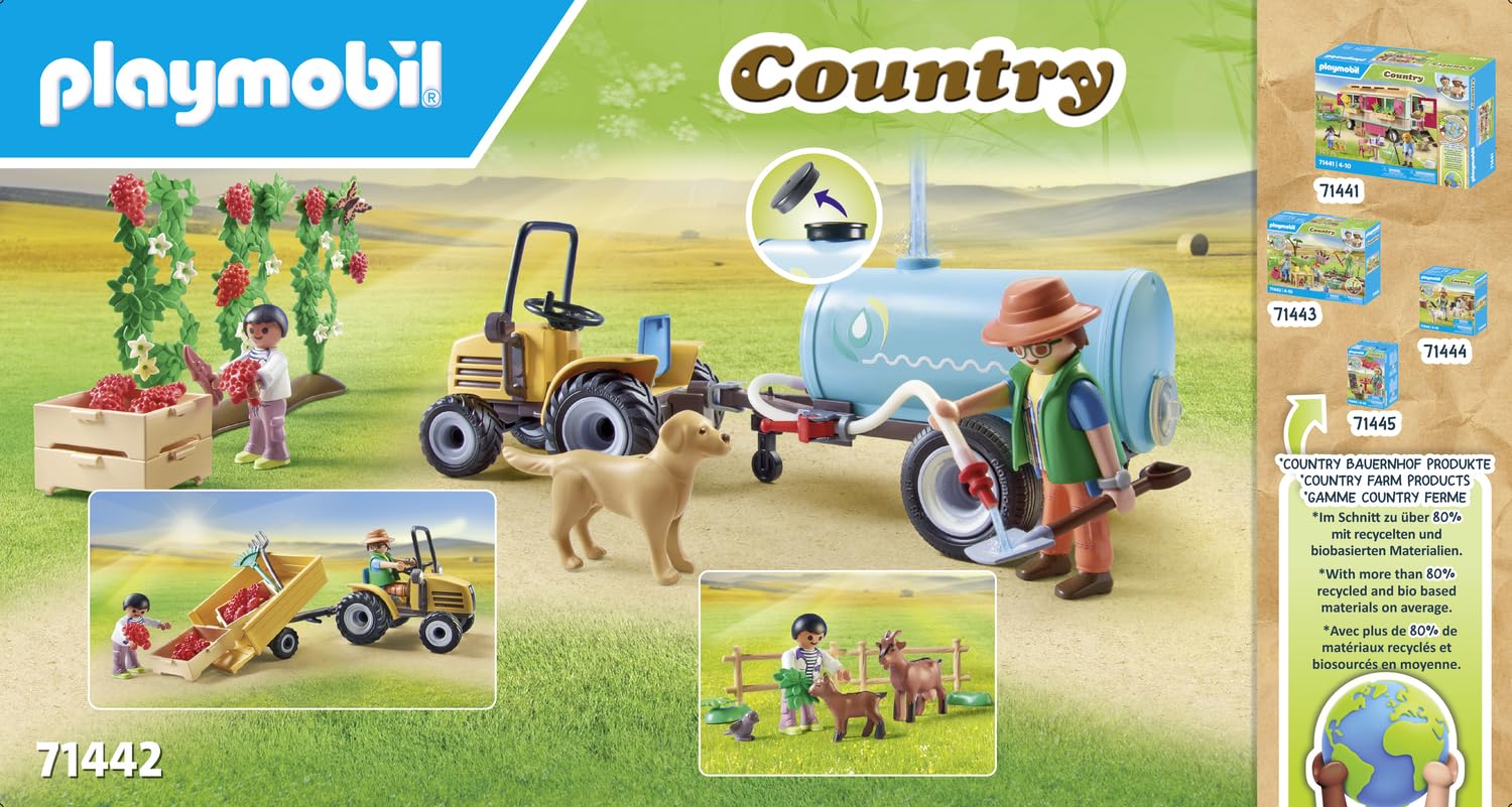 PLAYMOBIL Country 71442 — Fermier avec Tracteur et Citerne – Image 46