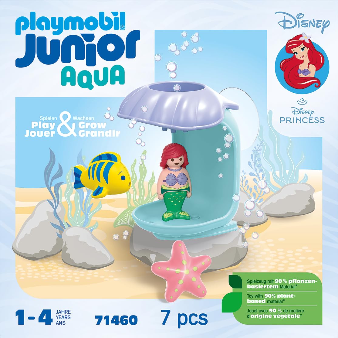 PLAYMOBIL Junior Disney — Ariel avec Coquillage de Bain – Image 27