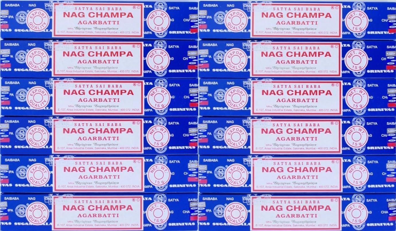 SATYA Nagchampa — Bâtonnets d'encens 15 g x12 – Image 6