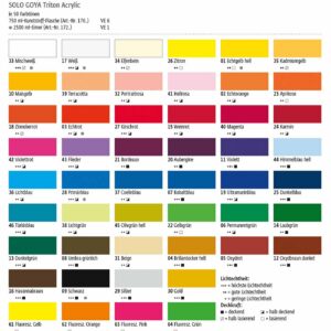 Alternative view of KREUL Solo Goya Triton — Peinture acrylique rose clair 750 ml