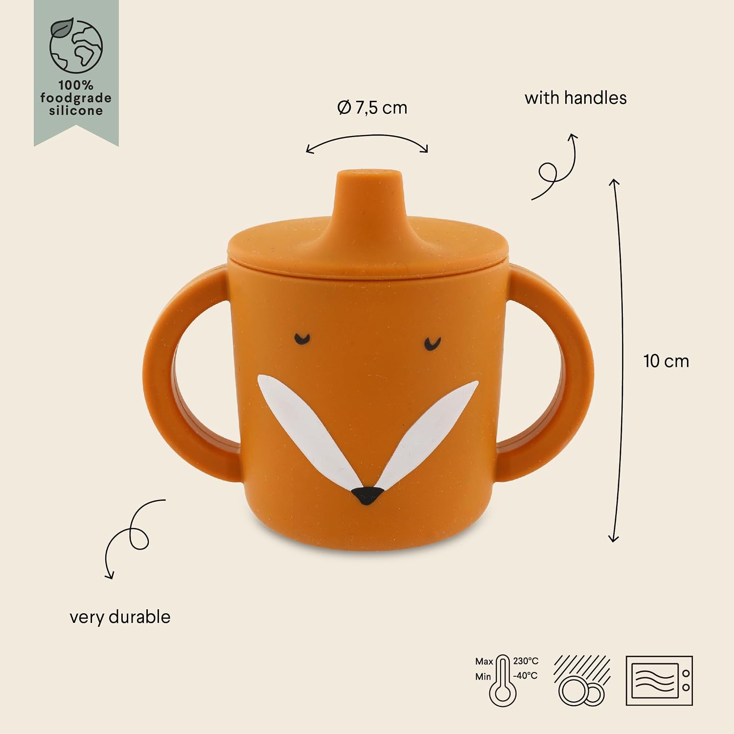 TRIXIE Mr. Fox — Tasse d'apprentissage en silicone – Image 12