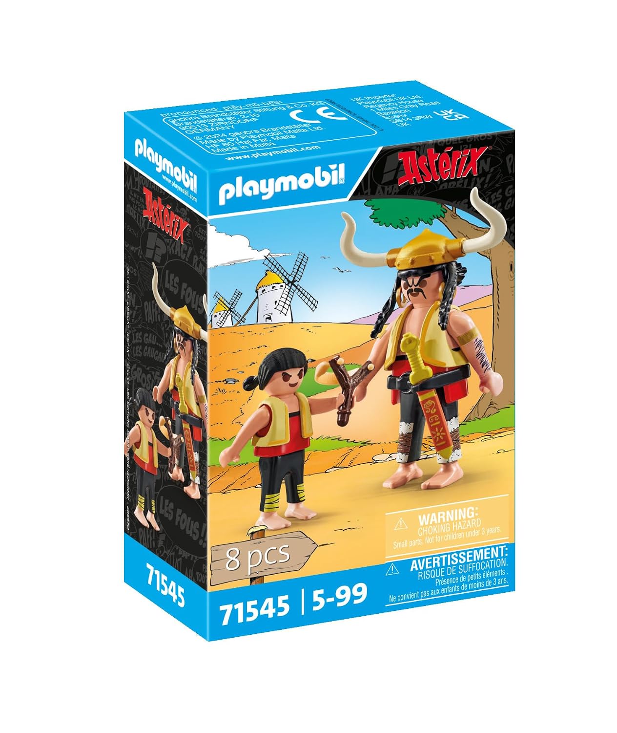 PLAYMOBIL Astérix 71545 — Figurines Soupalognon y Crouton et Pépé – Image 12