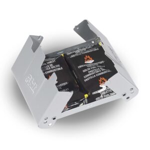 Alternative view of ESBIT — Réchaud de poche avec pare-vent et combustible sec