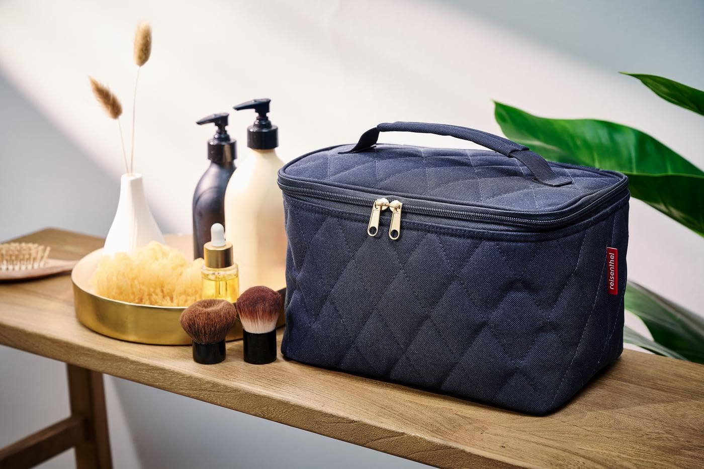 REISENTHEL — Trousse de toilette Rhombus Midnight Gold – Image 7