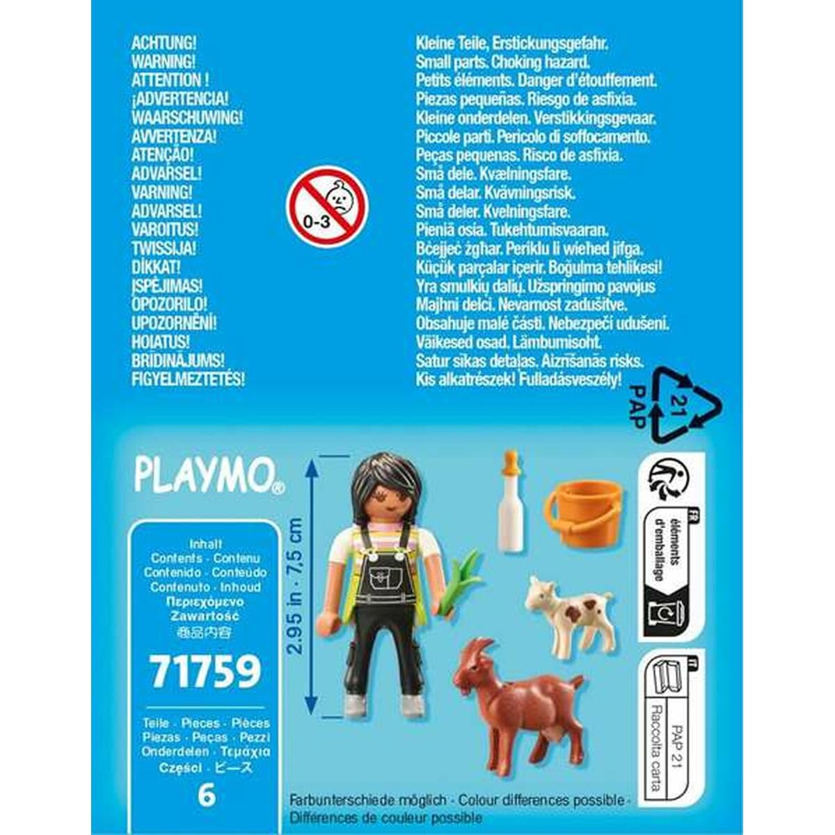 PLAYMOBIL Special Plus — Fermière avec chèvre et chevreau – Image 13