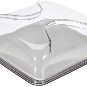 GUZZINI Gocce — Cloche à Fromage Carrée 25,5 x 25,5 cm