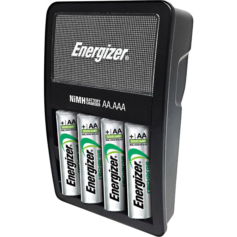 ENERGIZER — Chargeur compact AA/AAA avec 4 piles AA 2000mAh