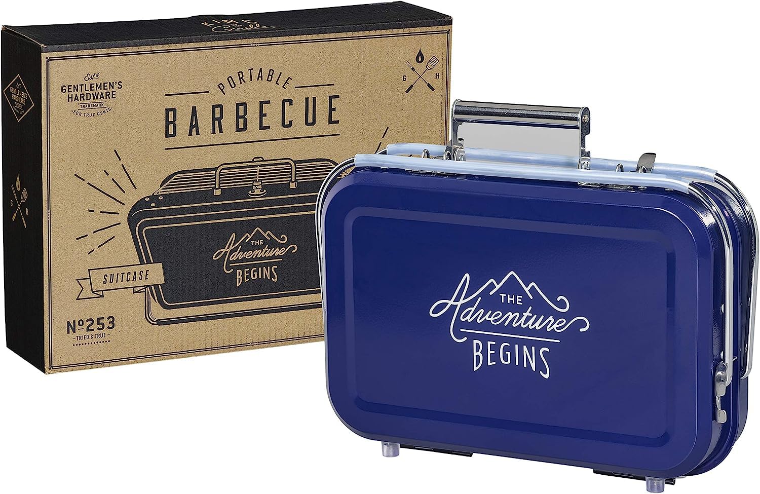 Alternative view of GENTLEMEN'S HARDWARE GEN 253 — Barbecue portable style valise