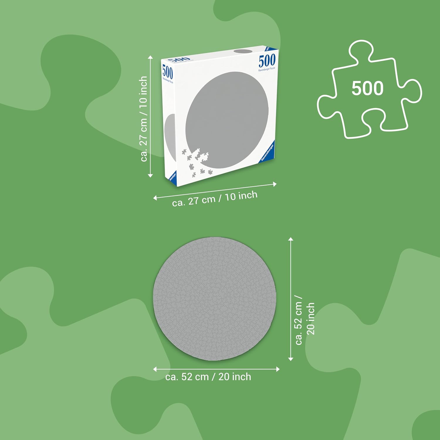 RAVENSBURGER Little Sun — Puzzle rond 500 pièces – Image 9