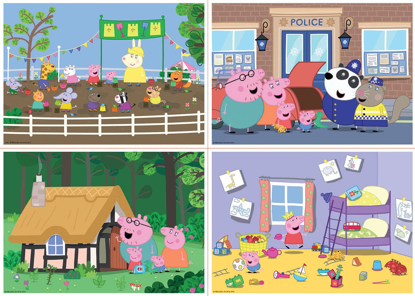 EDUCA Peppa Pig — Set de 4 Puzzles 20+40+60+80 pièces – Image 3