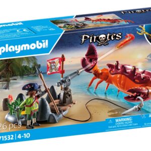 Alternative view of PLAYMOBIL 71532 — Pirate et Crabe géant