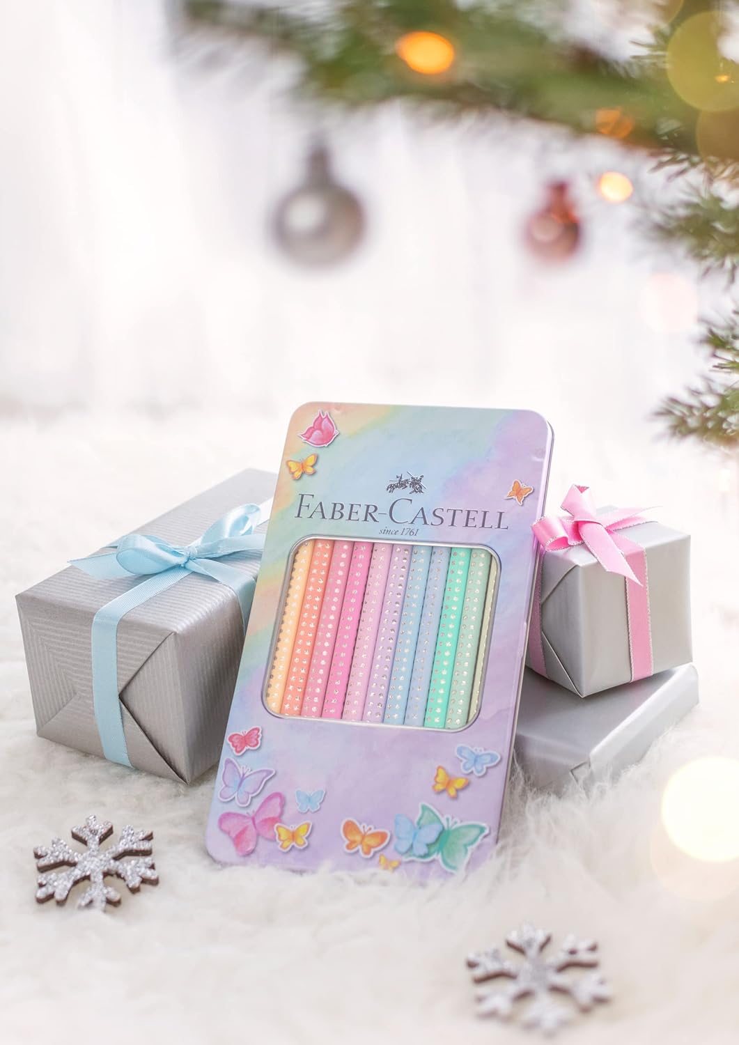 FABER-CASTELL Sparkle Pastel — Coffret de 12 crayons de couleur – Image 8