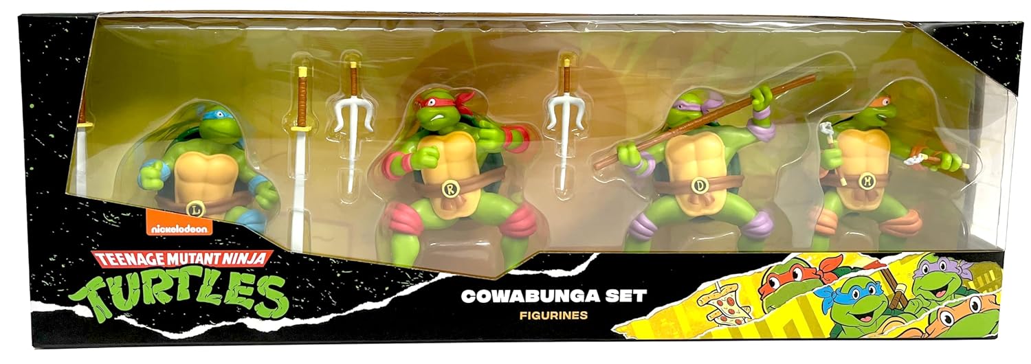 COMANSI Tortugas Ninja — Set de 4 Figurines