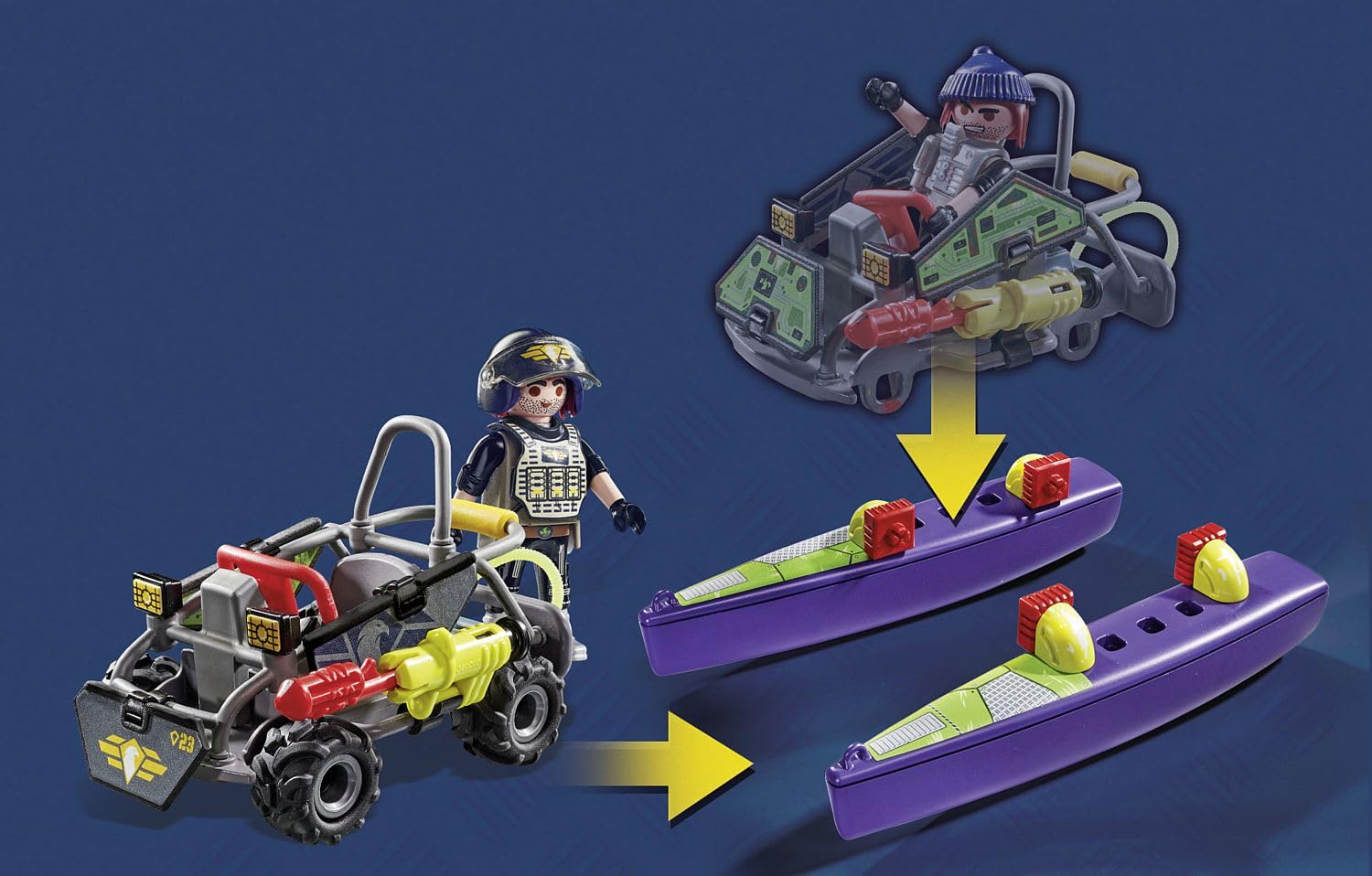 PLAYMOBIL City Action 71147 — Quad transformable lumineux – Image 7