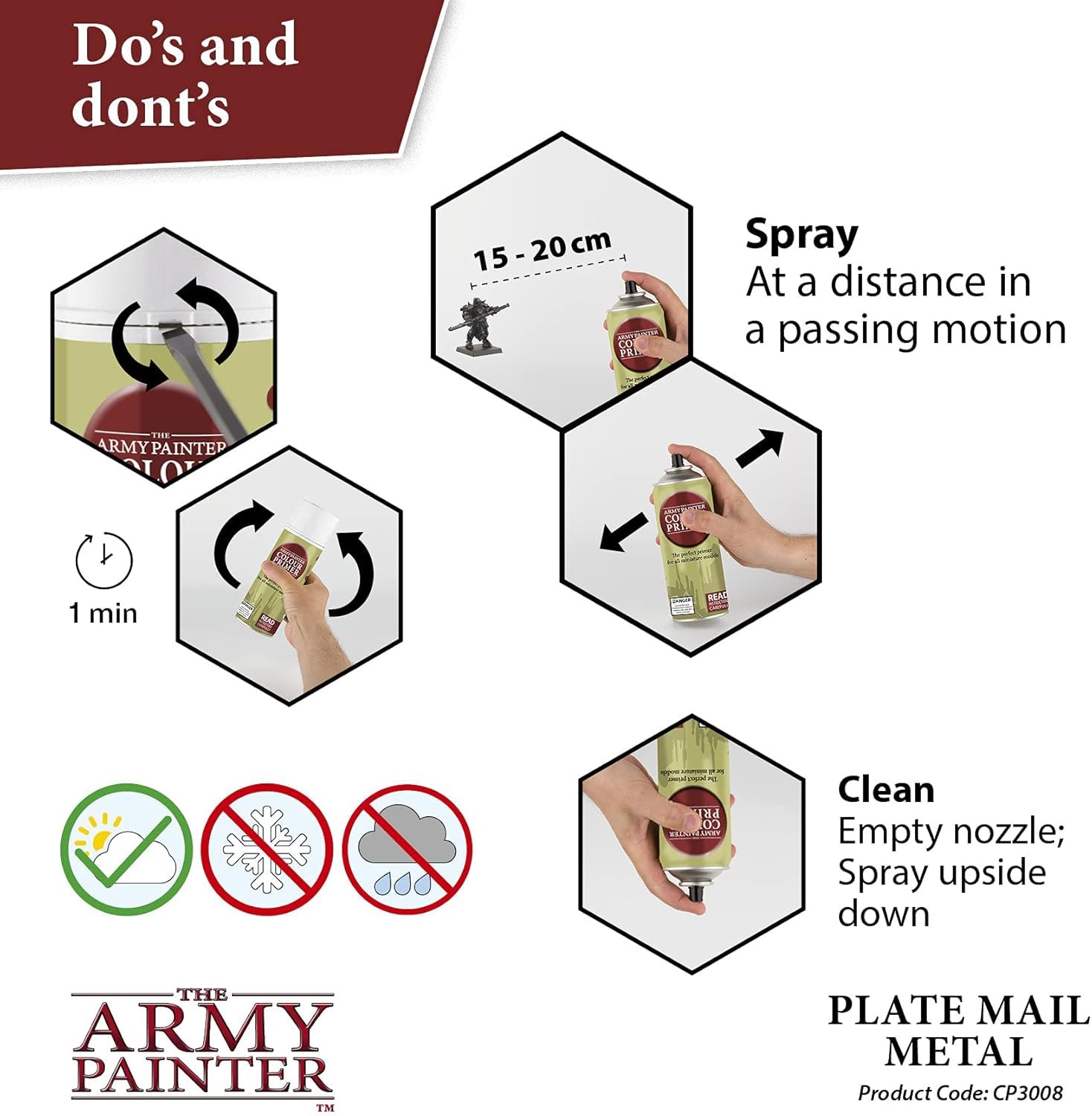 THE ARMY PAINTER Colour Primer Plate Mail Metal — Spray 400 ml – Image 11