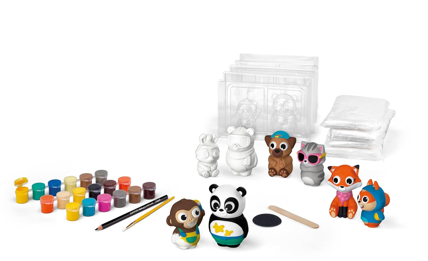 MAPED Creativ — Coffret de 8 Figurines en Plâtre Animaux – Image 6
