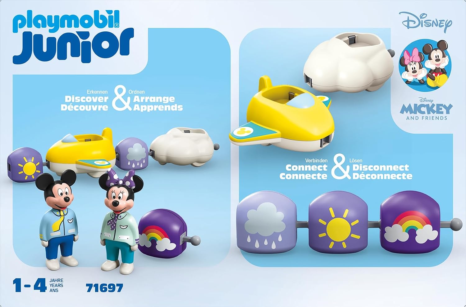 PLAYMOBIL Junior Disney — Train des Nuages Mickey et Minnie – Image 15