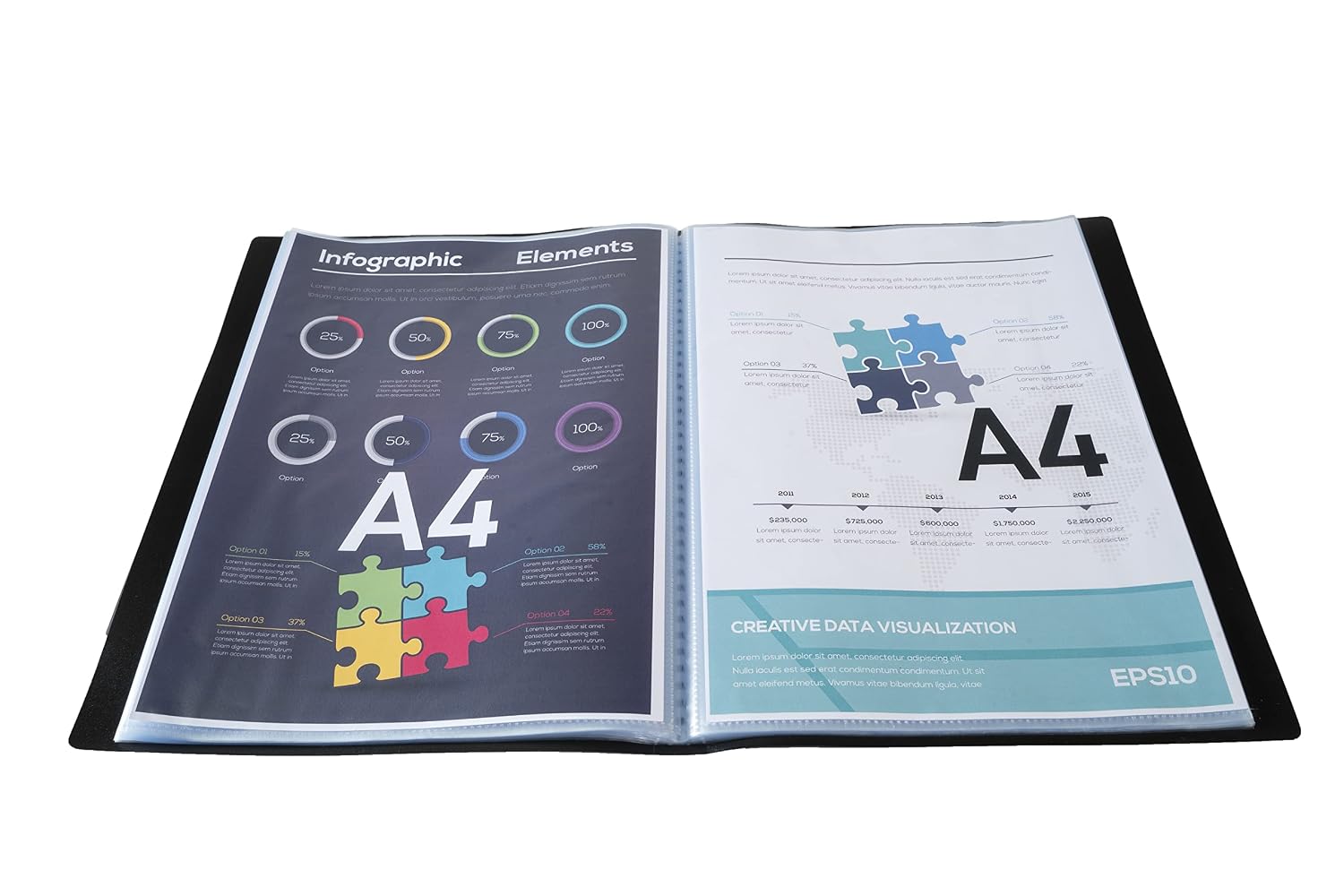 EXACOMPTA OPAK — Protège-documents A4 200 vues noir – Image 21