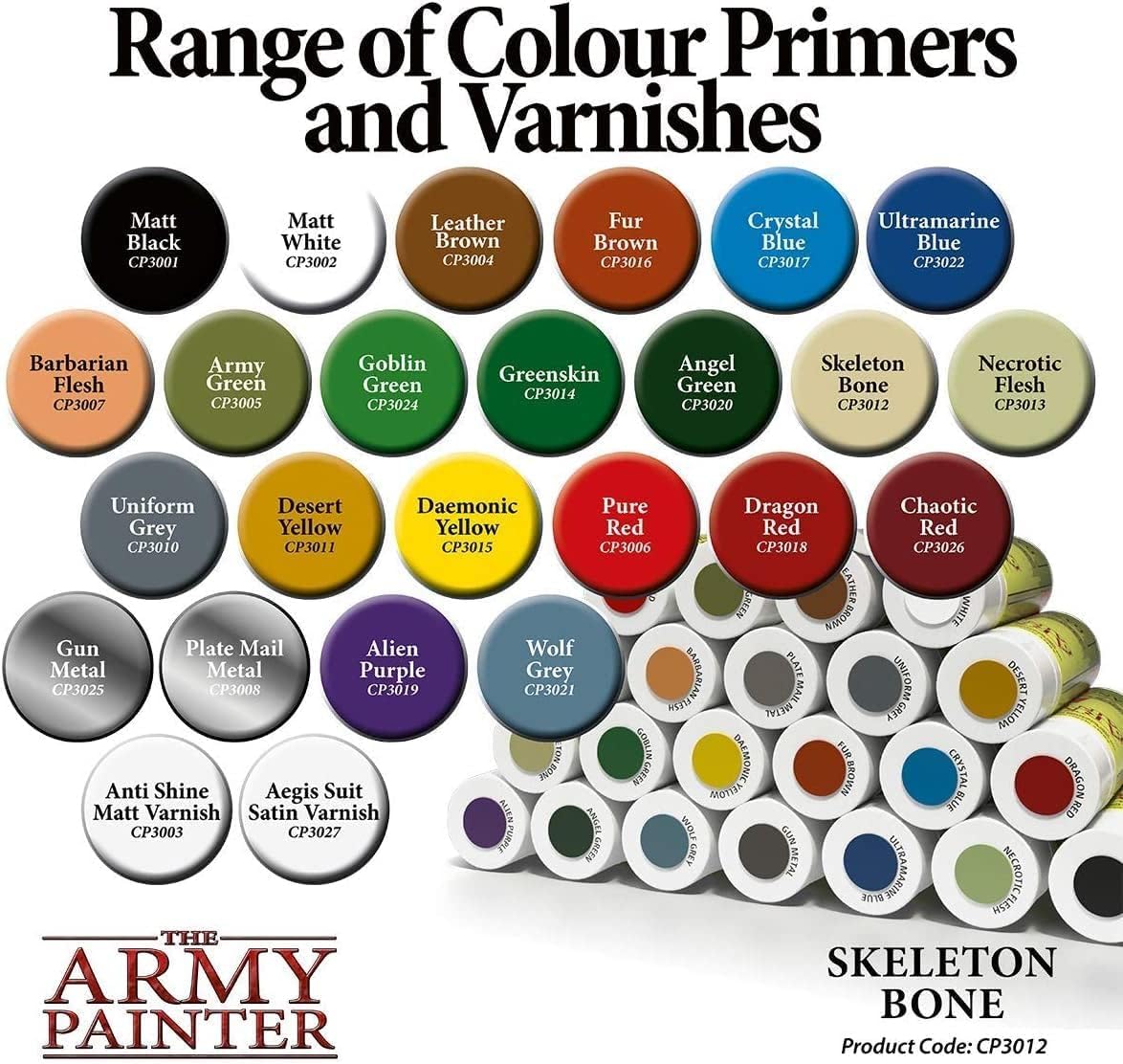 THE ARMY PAINTER Colour Primer Skeleton Bone — Spray acrylique 400 ml – Image 14