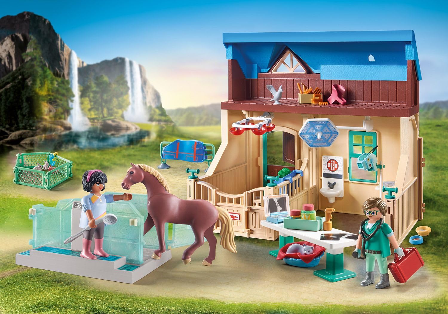 PLAYMOBIL Horses of Waterfall 71352 — Centre vétérinaire équin – Image 70