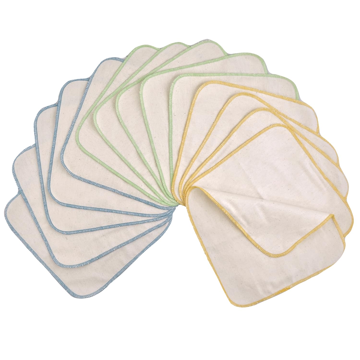 AVO + CADO — Lot de 15 Gants de Toilette en Flanelle Bio – Image 9