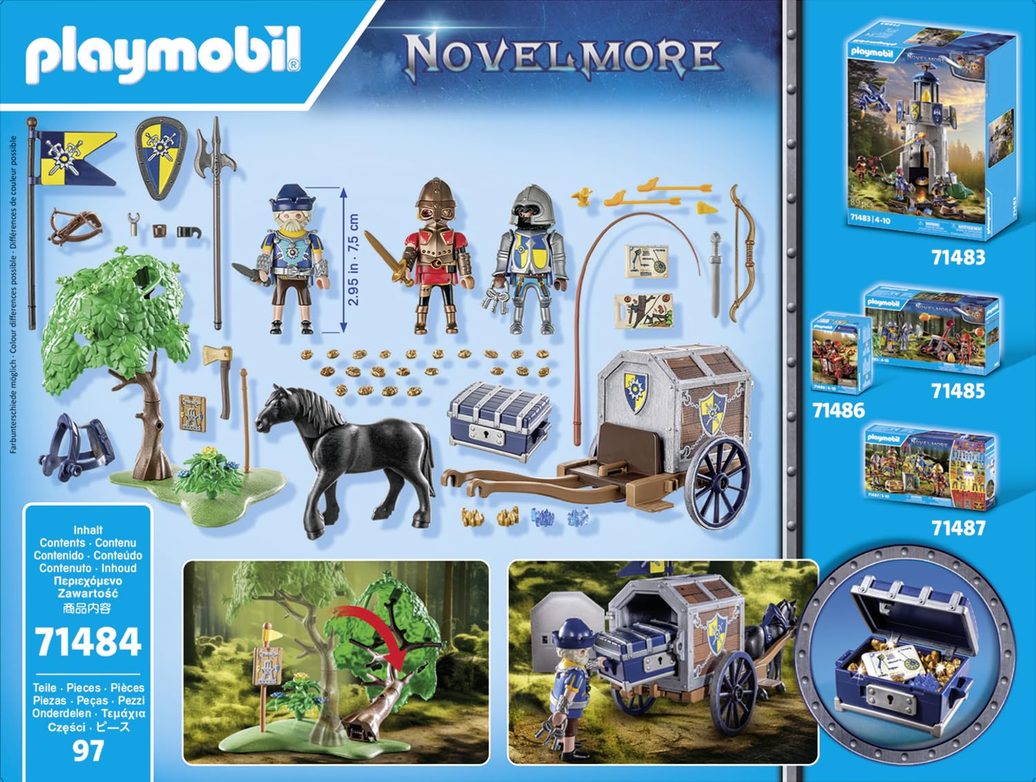 PLAYMOBIL Novelmore 71484 — Convoi avec bandit – Image 5