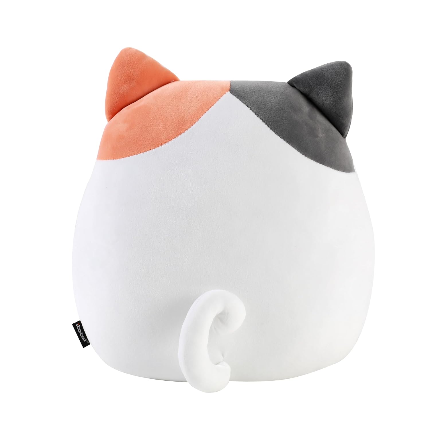 I-TOTAL — Coussin décoratif animal chat orange – Image 3
