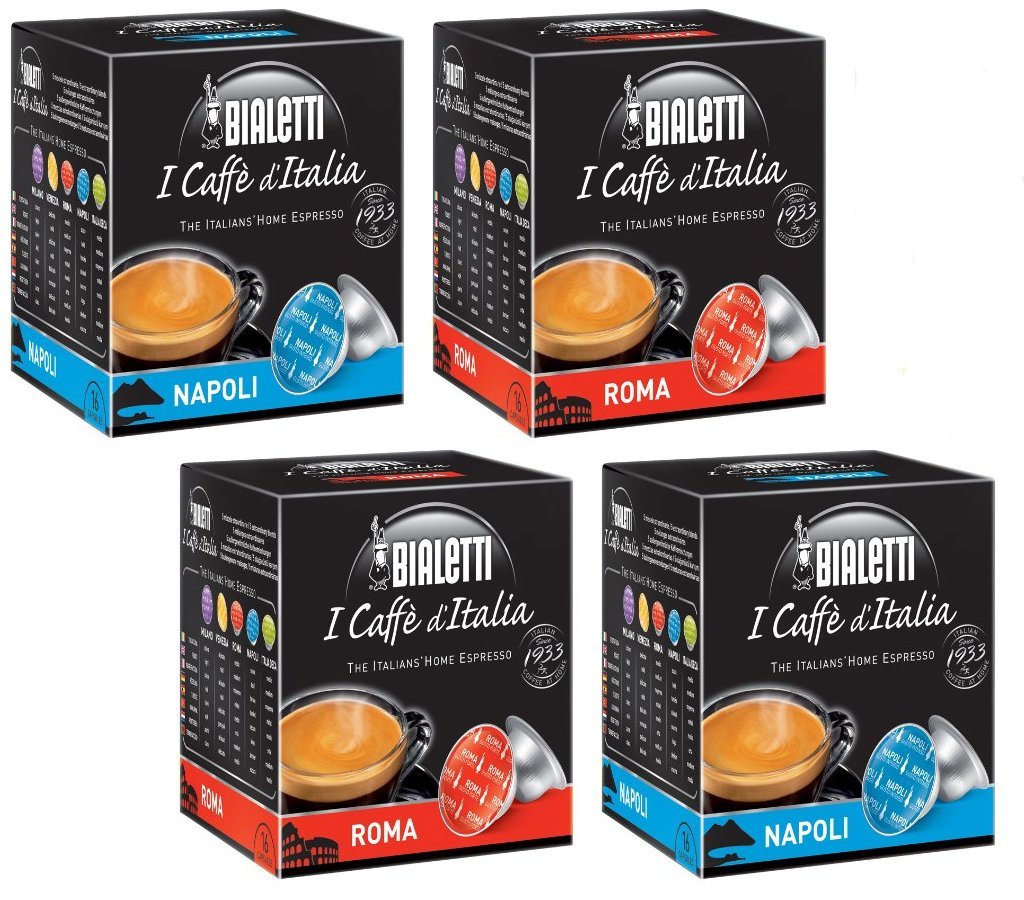 Bialetti: Two Pair Napoli + Roma Set of 64 Capsules * (2+2) * by Bialetti – Image 7